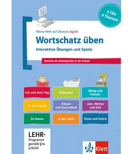 Wortschatz üben: Interaktive Übungen und Spiele 3 CD-ROMs + Booklet