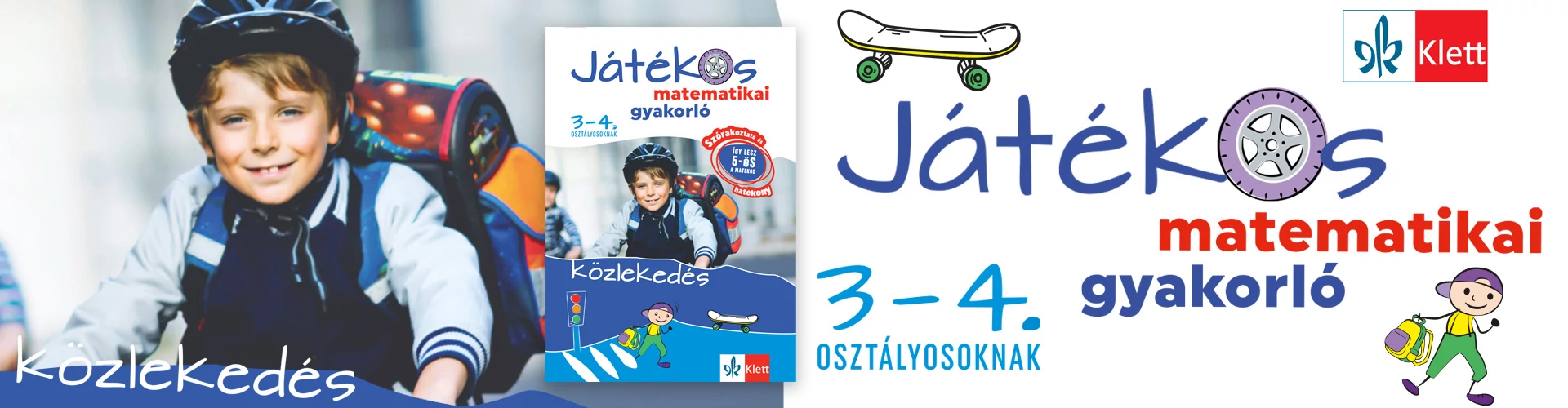 ÚJ! Játékos matematikai gyakorló 3-4. osztályosoknak - Közlekedés